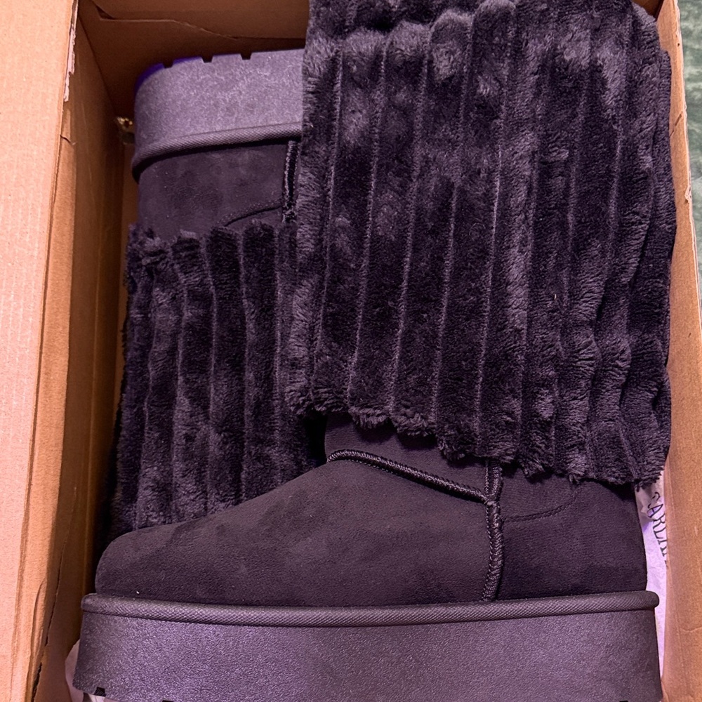 Elegant Black Winter Boots for Women